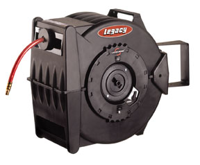 Legacy Mfg. L8310 Levelwind Retractable Hose Reel For Air With 0.38 In. Id X 100 Ft. Hose