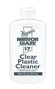 M1708 Mirror Glaze Clear Plastic Cleaner, 8 Oz.