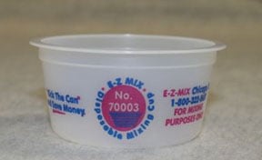 Emx-70003 0.25-pint Plastic Mixing Cups, Box Of 200