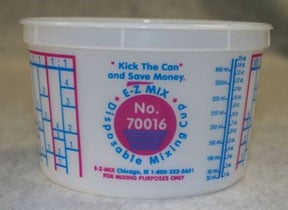 Emx-70016 1-pint Plastic Mixing Cups, Box Of 100