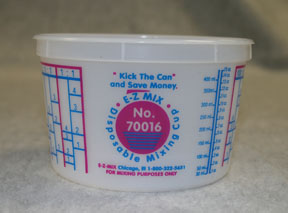 Emx-70016l 1-pint Plastic Mixing Cup Lids, Box Of 100