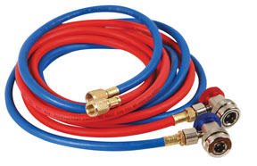 Fjc 6448 R134a 10 Ft. Hose Set With Manual Couplers