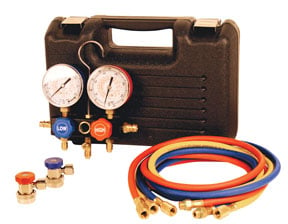 Fjc 6799 Heavy Duty R134a Aluminum Manifold Gauge Set With Hoses And Coupler