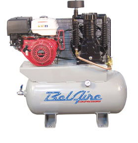 3g3hhl 13hp Two Stage Gas Driven Compressors, 30 Gallon