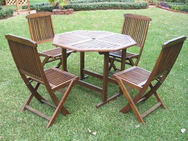 UPC 700493790586 product image for VF4130 5-Piece Patio Stow Away Set | upcitemdb.com