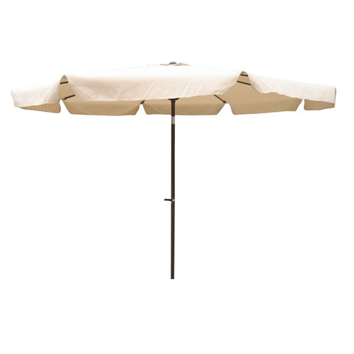 Yf-1104-3m And Be Outdoor 10 Foot Aluminum Umbrella With Flaps Beige