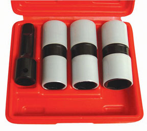 Astro Pneumatic Ast-78803 3 Pc. 0.5 In. Drive Thin Wall Flip Impact Socket Set With Protective Sleeve