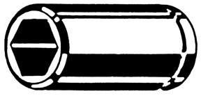 ATD Tools ATD-124539 0.37 In. Drive 6-Point Deep Fractional Socket - 0.37 In.