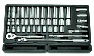 Atd Tools Atd-1365 43 Pc. 0.5 In. Driver Sae, Metric Socket Set