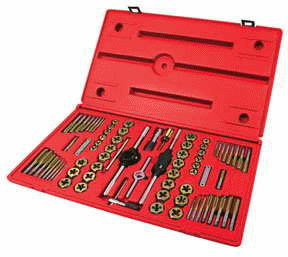 76 Pc. Machine Screw, Fractional And Metric Tap And Die Set