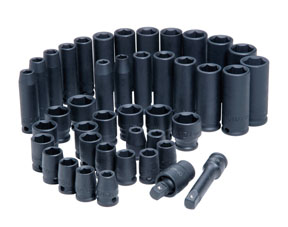 Atd Tools Atd-4601 42 Pc. 0.37 In. Drive 6-point Sae And Metric Standard And Deep Impact Socket Set