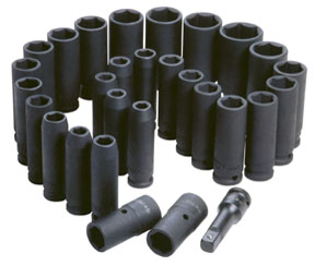 Atd Tools Atd-4901 29 Pc. 0.5 In. Drive Sae And Metric Deep Impact Socket Set
