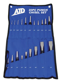 Atd Tools Atd-720 20 Pc. Punch And Chisel Set