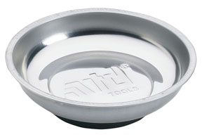 8760 Stainless Steel Magnetic Parts Tray - Round
