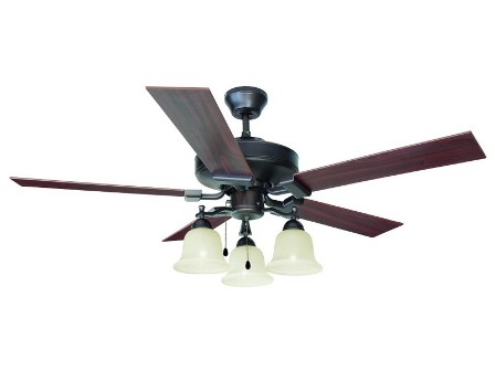 154112 Ironwood 52 In. 3-light 5-blade Ceiling Fan