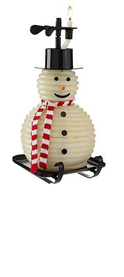 20657b 100-hour Snowman Candle