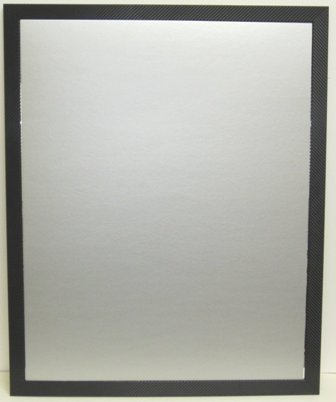 26340b Carbon Beveled Framed Wall Mirror With Bevel - 27 X 39 In.