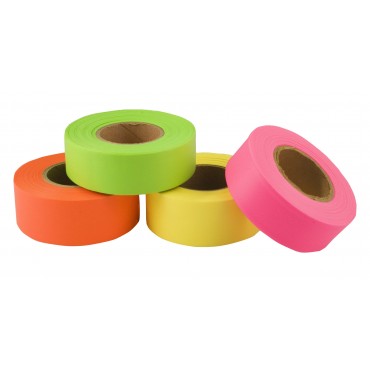 17001 1.19 In. X 150 Ft. Lime Glow Flag Tape, Pack Of 12