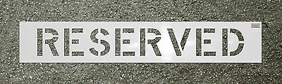 70041 Reserved 12 X 9 In. Stencil
