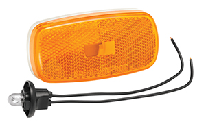 34-59-002 Clearance Light No. 59 Amber With White Base, 8 X 4 X 1.50 In.