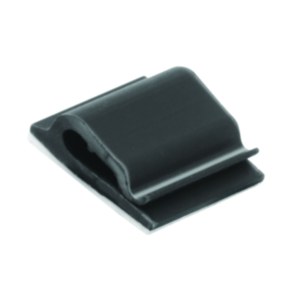 104429 Plastic Wire Clip With Adhesive Back, 0.75 X 0.75 X 0.50 In.