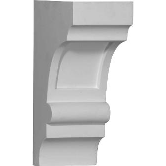 4 In. W X 5.25 In. D X 10 In. H Architectural Diane Recessed Corbel