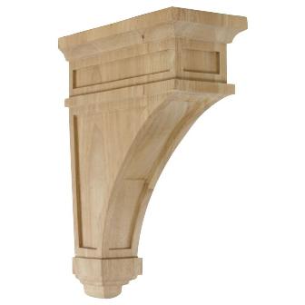 4.5 In. W X 10 In. D X 13.75 In. H Arlington Corbel, Cherry, Architectural Accent