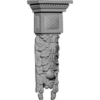 4.25 In. W X 2.50 In. D X 10.88 In. H Architectural Hampshire Large Drop Corbel