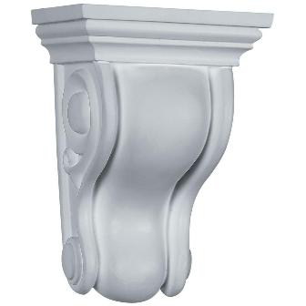 4.75 In. W X 3.50 In. D X 6.75 In. H Architectural Traditional Curved Corbel