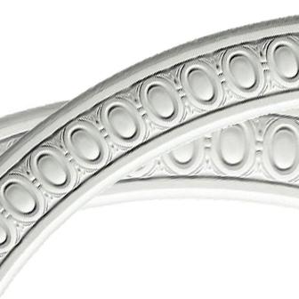 42 In. Od X 36 In. Id X 3 In. W X .75 In. P Architectural Accents - Egg And Dart Ceiling Ring