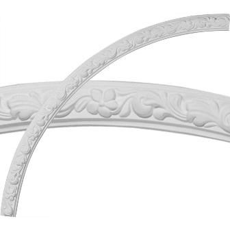 49.25 In. Od X 45.25 In. Id X 2 In. W X .88 In. P Architectural Accents - Sussex Floral Ceiling Ring