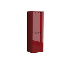 La Toscana Oac0-24r Oasi Linen Tower Wall Mount Cabinet- Red
