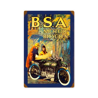 Past Time Signs PTS295 Bsa Motorcycles Motorcycle Vintage Metal Sign Past Time Signs PTS295 Bsa Motorcycles Motorcycle Vintage Metal Sign