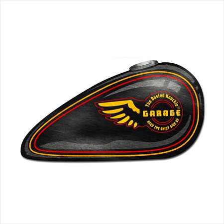 Past Time Signs BUST094 Motorcycle Tank Motorcycle Custom Metal Shape Past Time Signs BUST094 Motorcycle Tank Motorcycle Custom Metal Shape