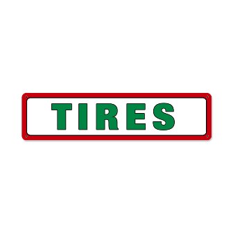 Past Time Signs RPC228 Texaco Tires Automotive Metal Sign