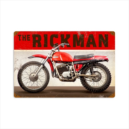Past Time Signs FRC090 The Rickman Motorcycle Vintage Metal Sign Past Time Signs FRC090 The Rickman Motorcycle Vintage Metal Sign