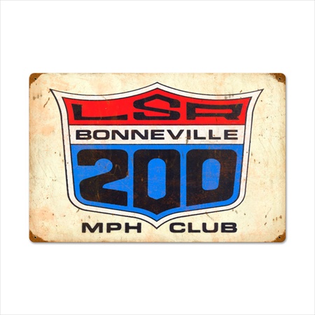 Past Time Signs FRC115 Lsa 200Mph Club Automotive Vintage Metal Sign Past Time Signs FRC115 Lsa 200Mph Club Automotive Vintage Metal Sign