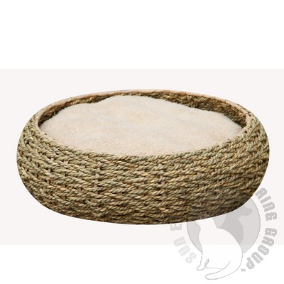 Pp2124c Seagrass Made Circle Pet Bed