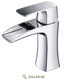 Fft3071ch Fortore Single Hole Mount Bathroom Vanity Faucet - Chrome