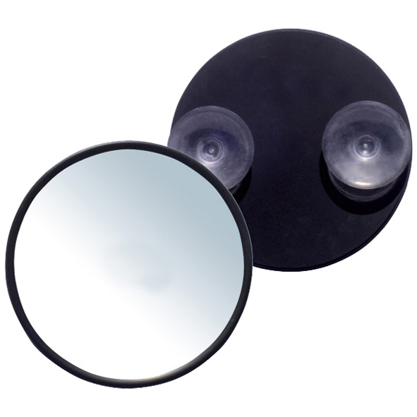 M870 12x And 1x Magnification Round Mirror With Suction Cup Reverse