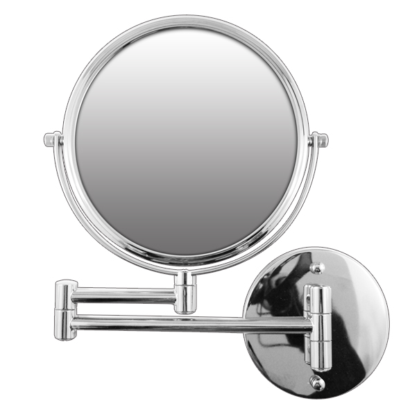 M880 7x And 1x Magnification Swivel Arm Wall-mounted Mirror Silver