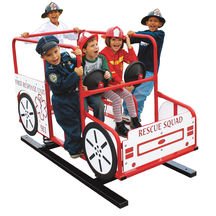 Rpe-7020wf 911 Rescue Truck With Wood Floor Spring Rides