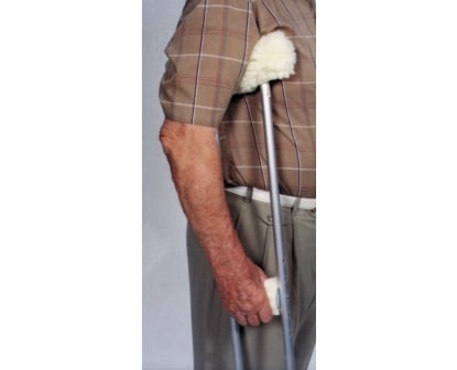 Essential Medical D5009 Sheepette Crutch Covers - Arm & Grip