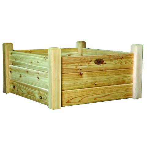 Rgbt 34-34 Unfinished Raised Garden Bed 34 X 34 X 19 In.