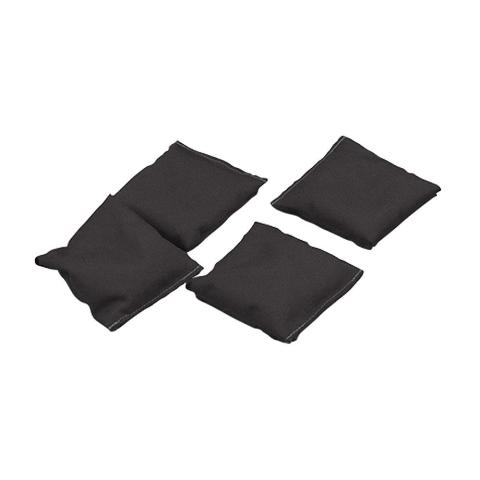 Bbblk-4 Black Cloth Bean Bags Set Of 4