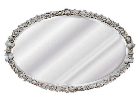 Hickory Manor 5027oww Floral Decorative Old World White Mirror