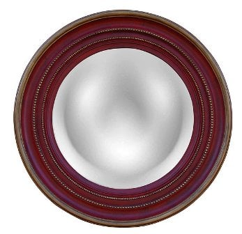 Hickory Manor 8226arg Maiden Convex Aged Red Gold Decorative Mirror