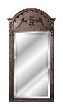 Hickory Manor Hm7035wl Arched Topiary Walnut Decorative Mirror