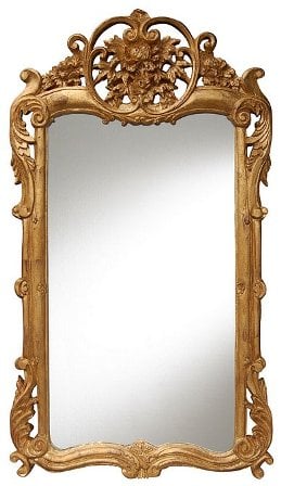 Hickory Manor Hm7038 Gl Flourishing Gold Leaf Decorative Mirror