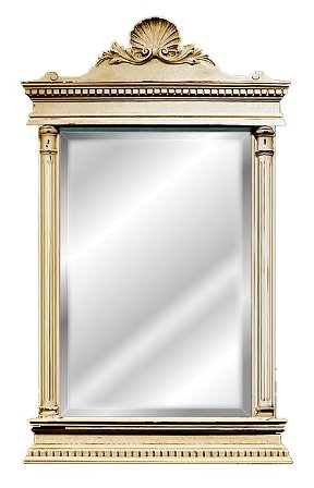 Hickory Manor Hm8008 Oww Cicero Old World White Decorative Mirror